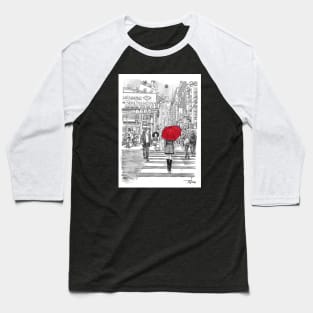 Subway walk Baseball T-Shirt